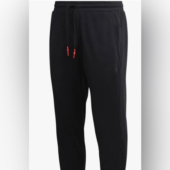 SPYDER ACTIVE JOGGER PANTS MEN BLACK COLOR DRAWSTRING ELASTIC WAIST SIZE L - Picture 2 of 10